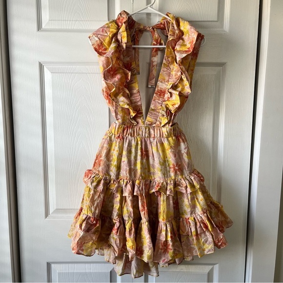 Botanic Mini Dress in Vintage Light BloomMAGALI PASCAL NWT S - Picture 4 of 9